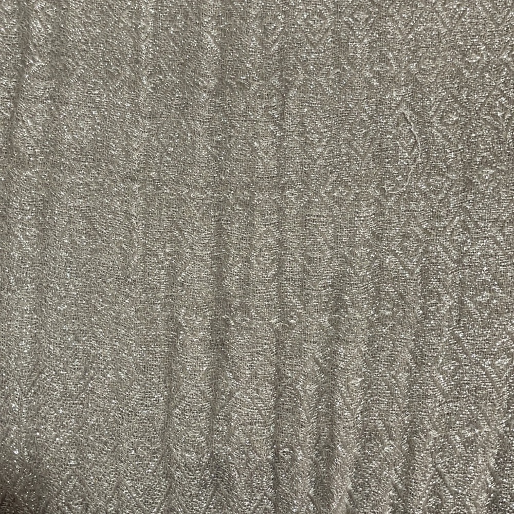 THEODORA & COLLUM | Women’s Silver and Lime Scarf - Picture 5 of 8